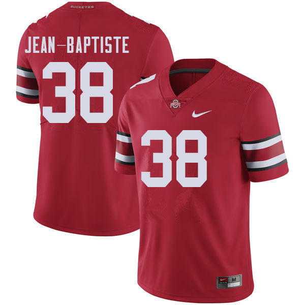 Ohio State Buckeyes #38 Javontae Jean-Baptiste College Football Jerseys Sale-Red